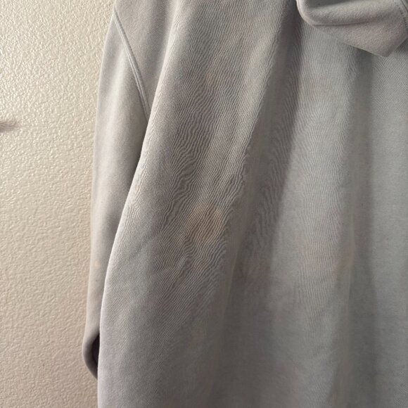 Distressed Faded Blue Gray Loose Fit Carhartt Hoodie Size 2XL - Picture 5 of 8